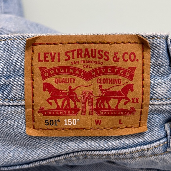 Levi's 501 150th Anniversary Collectible Denim Jeans - Picture 5 of 12